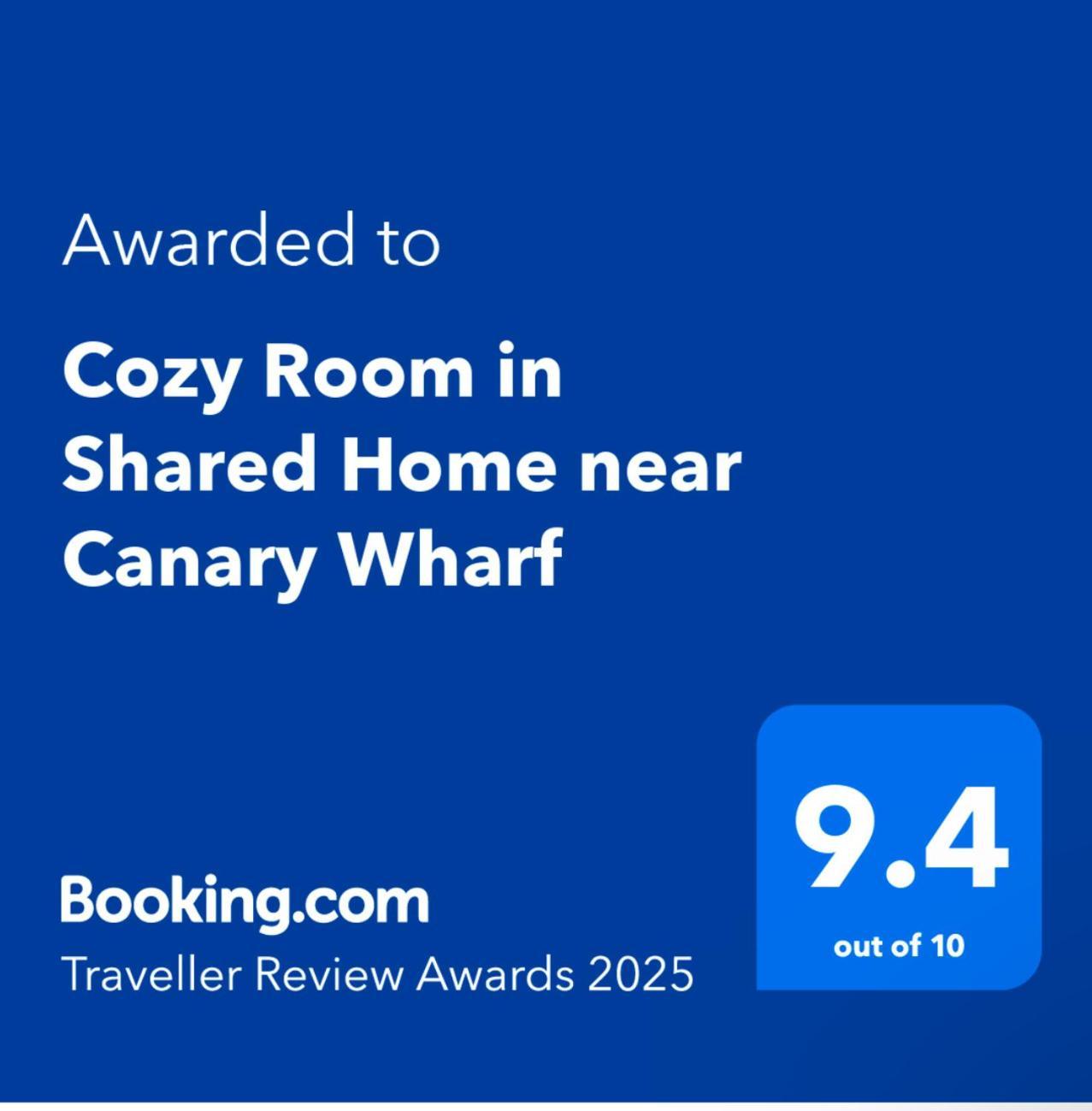 Cozy Room In Shared Home Near Canary Wharf London Exterior foto